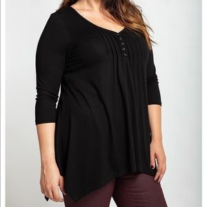 FRENCH CONNECTION BlOUSE SIZE 1X black